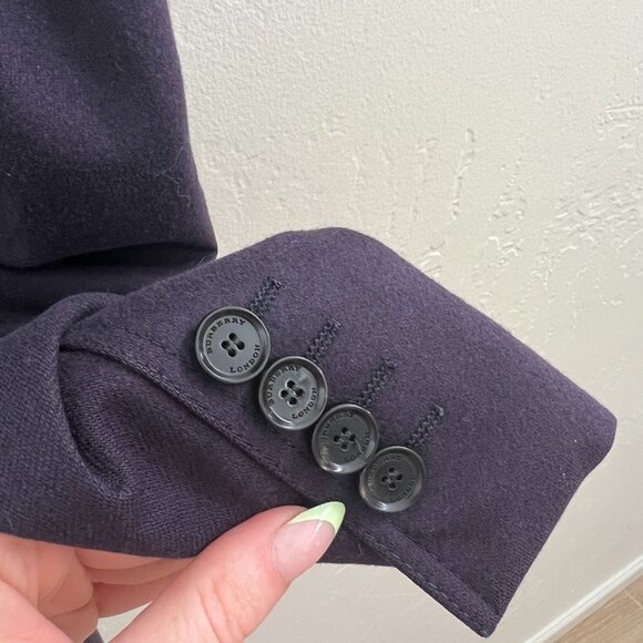 Burberry Men's Navy Blue 100% Virgin Wool Milford Jacket, sz 54 - Picture 10 of 11